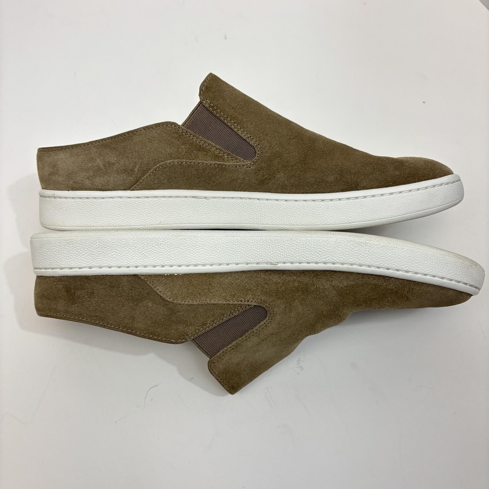Vince Slip‎ On Suede Leather Shoes Womens Size 8 38 Beige Casual Flats Sneakers - Picture 7 of 14